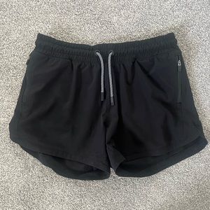 Black athleta shorts